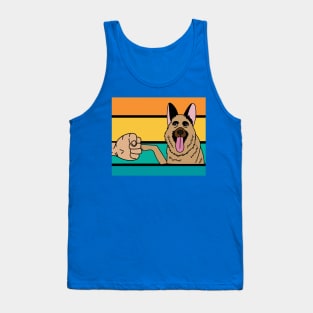 Best Retro Dog Owner Of All Time Tank Top